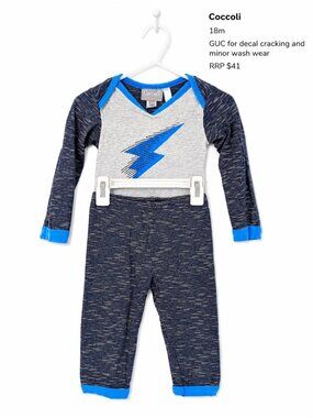 Coccoli Two Piece Pajamas 18m Baby Clothes